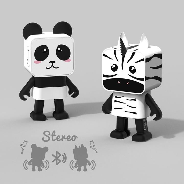 Actual product image Mobility on Board Dancing Animals speaker Zebra (4 h, Rechargeable battery operated)