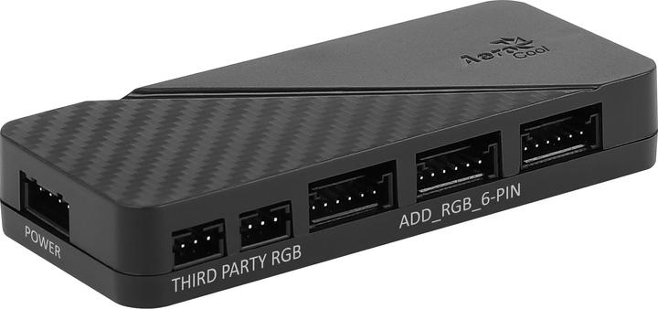 Produktbild AeroCool Mirage 12 ARGB Pro Computergehäuse Kühlset 12 cm Schwarz (120 mm, 3 x)