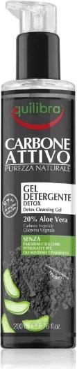 Immagine prodotto Equilibra EQUILIBRA Carbo Detox Cleansing Gel oczyszczający żel do mycia twarzy z aktywnym węglem Aloe Vera 20 (Gel, 200 ml)