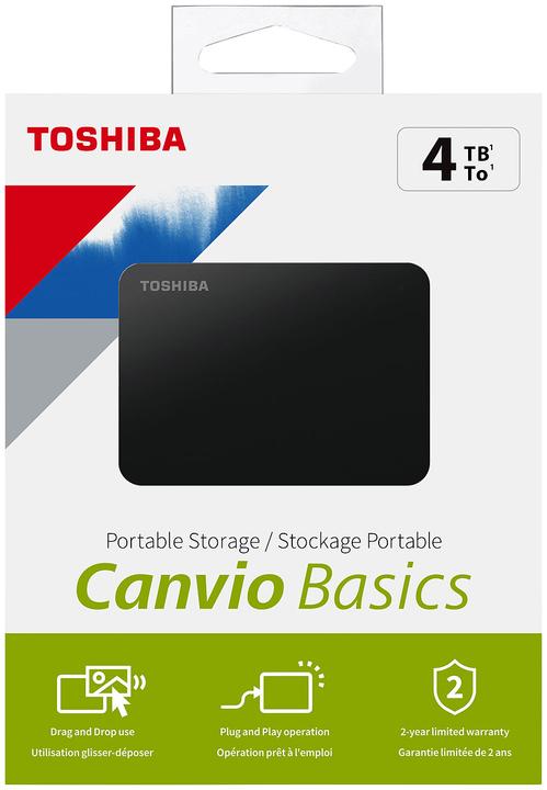 Actual product image Toshiba Canvio Basics (4 TB)