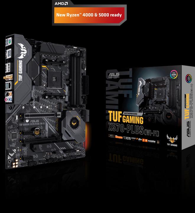 Image du produit ASUS TUF Gaming X570-Plus (WI-FI) (AM4, AMD X570, ATX)