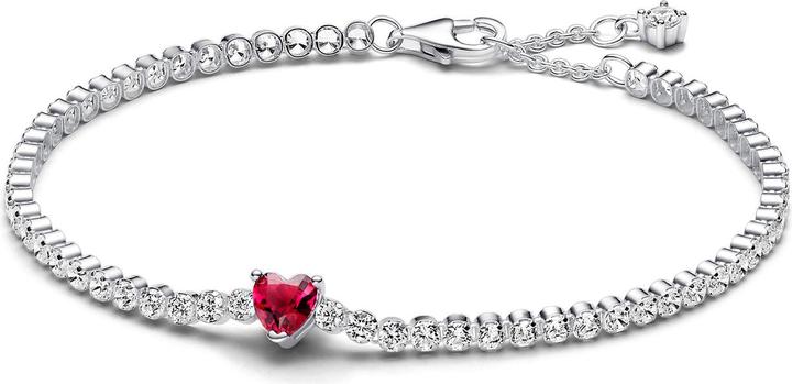 Pandora Tennisarmband (18 cm, Sterling Silber 925)