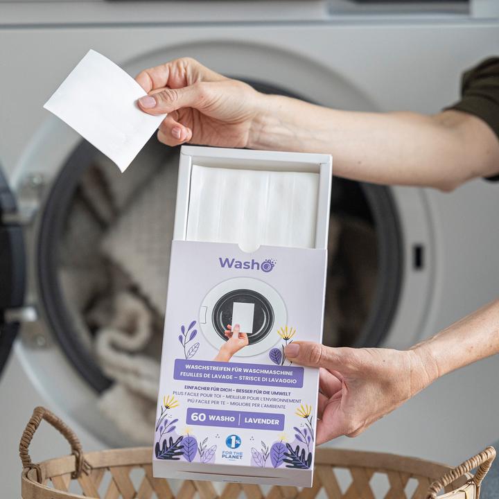 Produktbild Washo Waschstreifen (60 Waschgänge, Waschtücher)