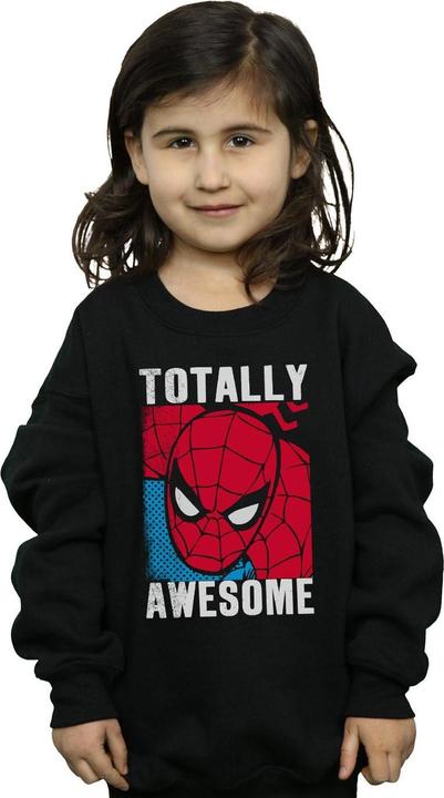 Image du produit - Sweat SPIDER-MAN TOTALLY AWESOME - Fille (140, 146)