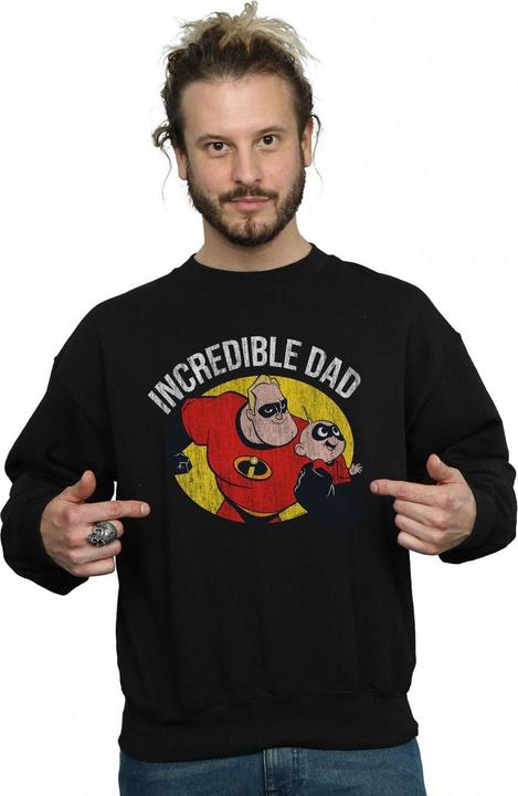 Actual product image Disney Mens The Incredibles Bob Parr Incredible Dad Sweatshirt (4XL)