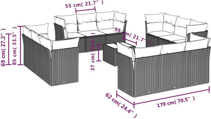 Actual product image VidaXL Shannah