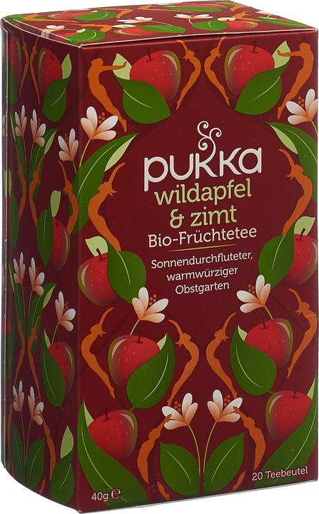 Actual product image Pukka Wild apple cinnamon tea (40 g)