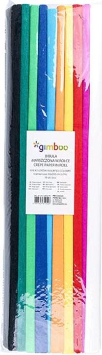 Produktbild Gimboo Krepppapier, Rolle, 50x200cm, 10 Stück, Farbmix (10 x)