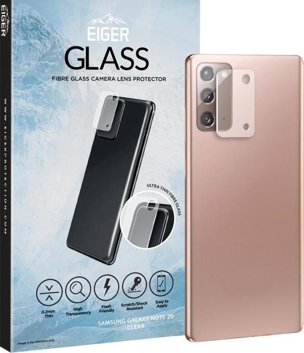 Actual product image Eiger Mountain Glass Lens (1 Piece, Samsung Galaxy Note 20)