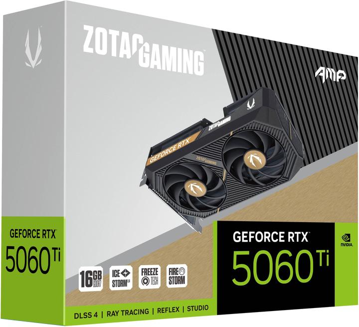 Actual product image Zotac GeForce RTX 5060 Ti AMP (16 GB)
