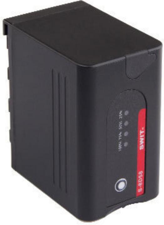 Swit S-8D58 - 43Wh/6Ah D-type DV battery - Battery (1 pcs., 6 mAh, Rechargeable battery)