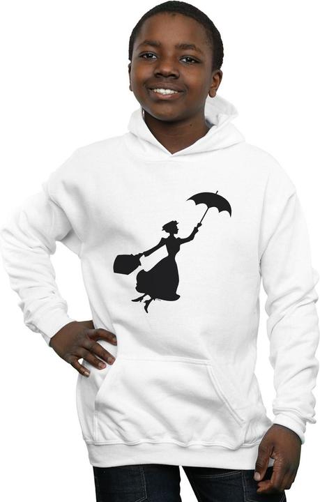 Immagine prodotto Disney Mary Poppins Flying Silhouette Felpa con Cappuccio Ragazzi (140, 146)