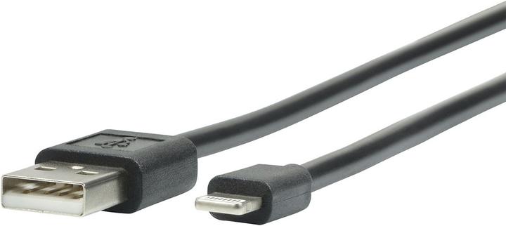 Produktbild Mobilis 001279 Lightning-Kabel 1 m Schwarz (1 m)