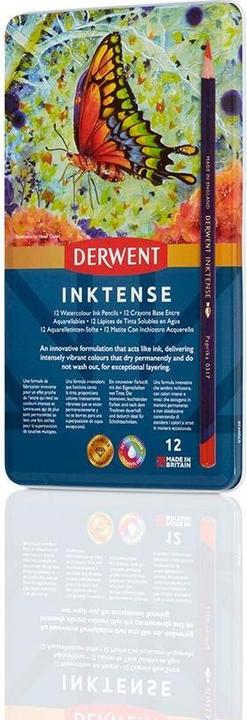 Actual product image Derwent Inktense Permanent (Multicoloured, 12 x)