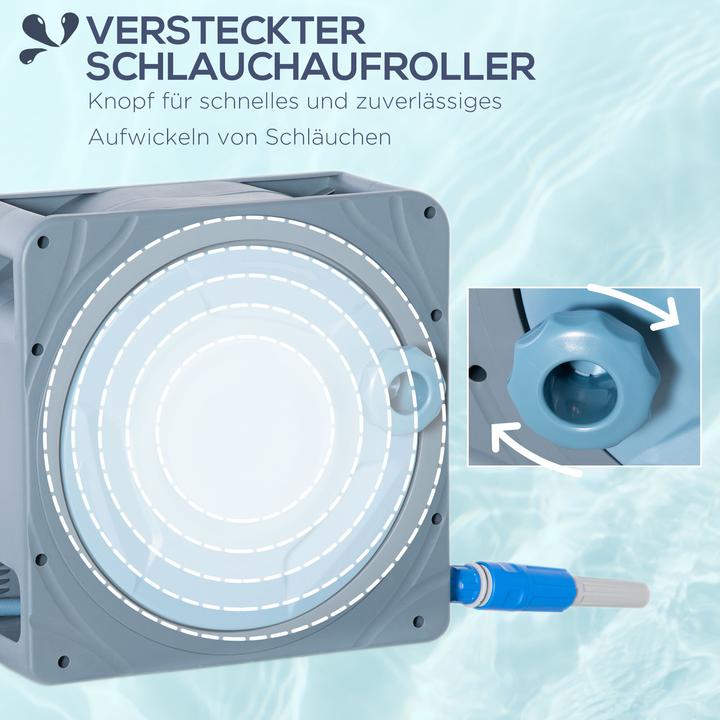Produktbild Outsunny Schlauchtrommel mit Tragegriff (20 m)