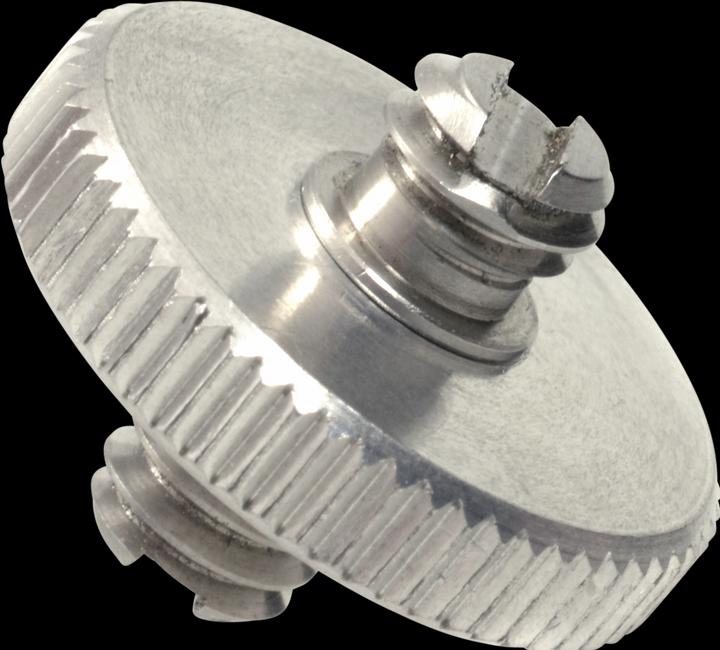 Actual product image Kaiser Fototechnik Threaded adapter 2 x 1/4 threaded pin and lock nut (Stand adapter)