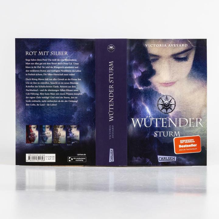 Actual product image Raging Storm (The Colours of Blood 4) (Victoria Aveyard, Birgit Schmitz, German)
