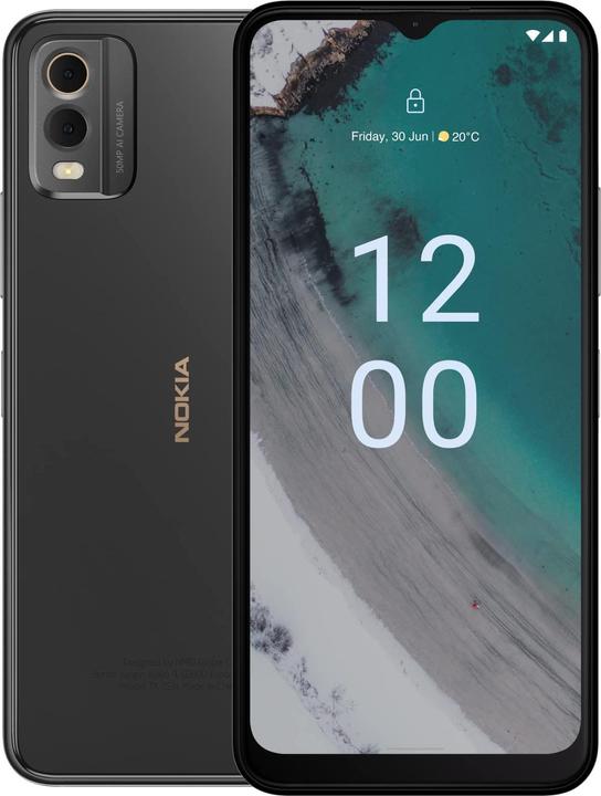 Produktbild Nokia C32 (64 GB, Charcoal, 6.52", Dual SIM, 50 Mpx, 4G)
