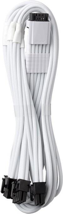 Actual product image CableMod C-Series Pro ModMesh 12VHPWR to 3x PCI-e cable for Corsair - 60cm, white