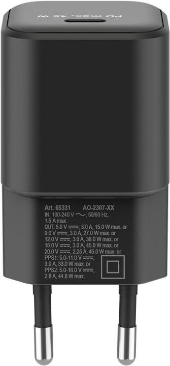 Produktbild Goobay USB-C Nano Schnellladegerät mit GaN Technologie (45 W)