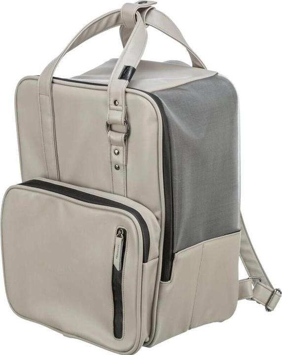 Immagine prodotto Trixie Zaino porta animali CityStyle grigio chiaro (Cane, Gatto, Pieghevole)