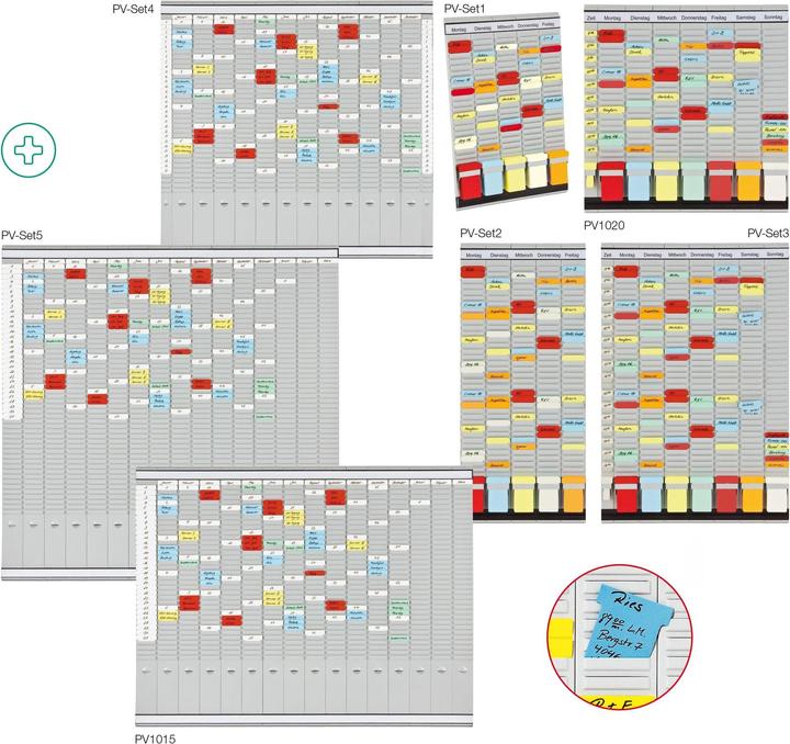 Actual product image Franken Map planning board - suitable for wall mounting - 992 x...