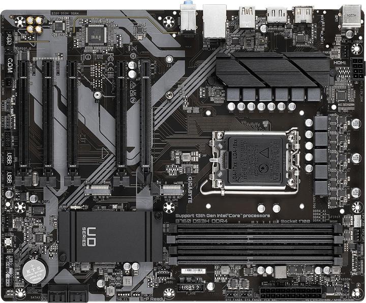 Immagine prodotto Gigabyte B760 DS3H DDR4 (LGA 1700, Intel B760 Express, ATX)