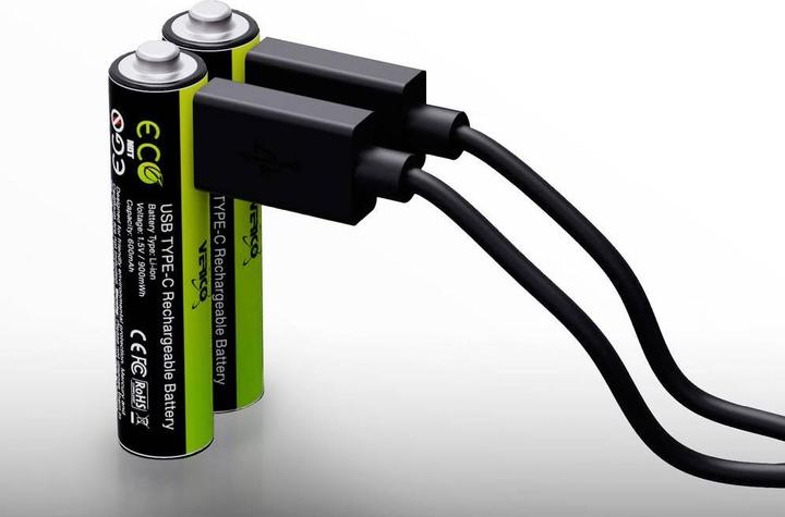 Produktbild Verico LoopEnergy Li-Ion Akku AAA900, USB-C, 2er Pack retail (2 Stk., AAA, 600 mAh)
