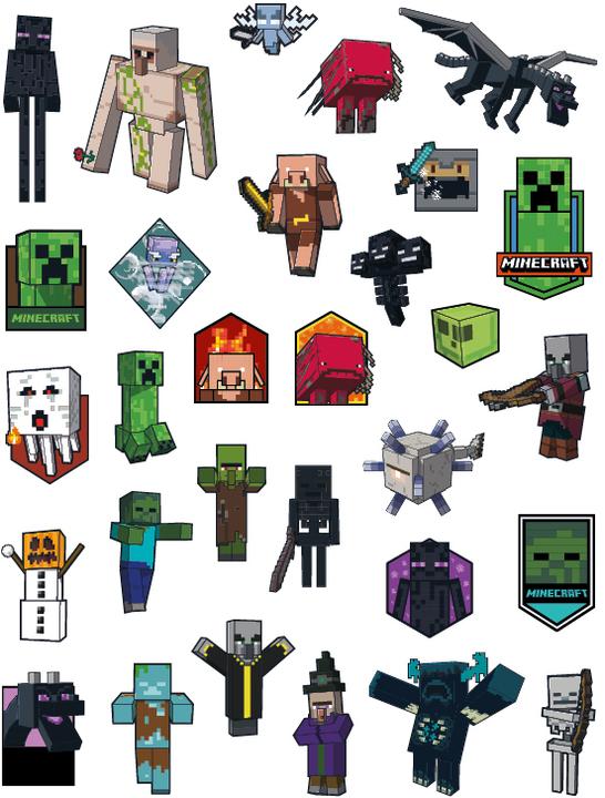 Actual product image Panini Minecraft: 1001 stickers: Stickers - puzzles - colouring in