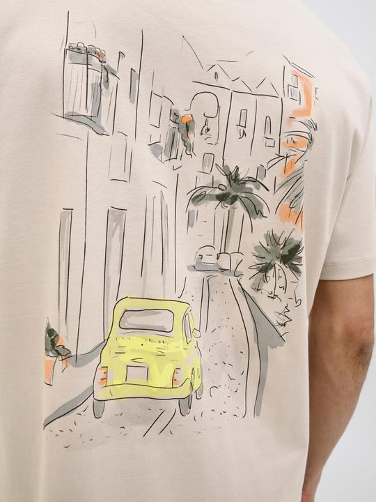 Actual product image Jack & Jones Gedruckt Rundhalsausschnitt T-shirt T-shirt (S)