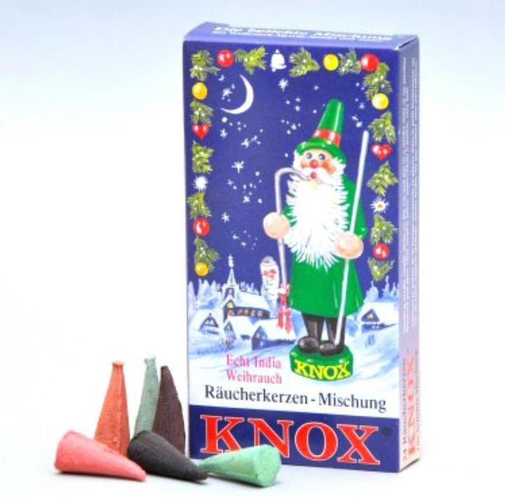 Knox Wierook Kerstmis Mengsel, 24 stuks.