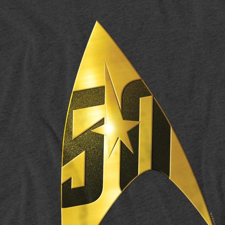 Actual product image Unisex Adult 50th Anniversary Delta T-Shirt (M)