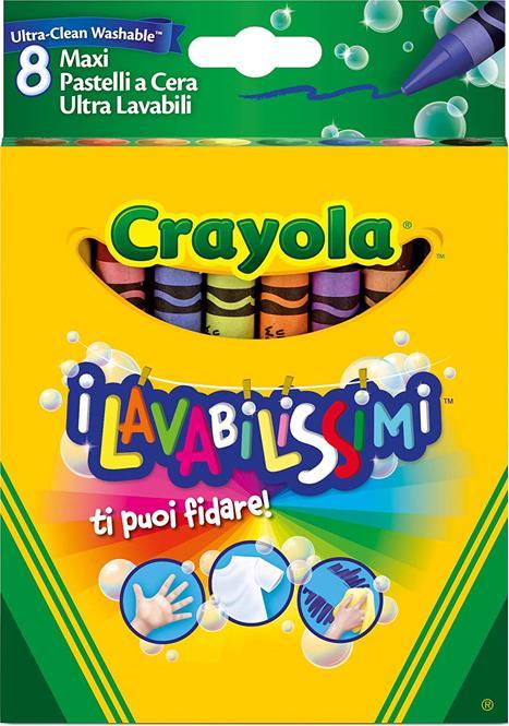 Image du produit Crayola 8 crayons de cire ultra-propres (Multicolore, 8 x)