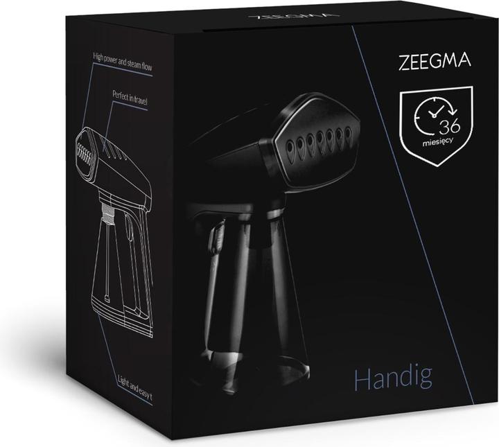 Image du produit Zeegma ZE-HANDIG Défroisseur à vapeur pour vêtements Brosse à vapeur portable (1500 W, 30 g/min)