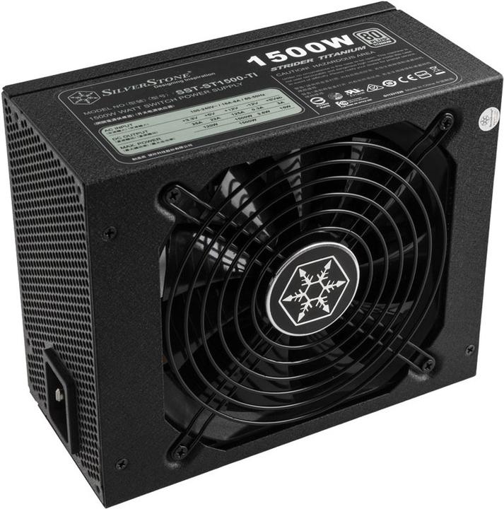Produktbild Silverstone SST-ST1500-TI v1.1 Netzteil 80 PLUS Titanium, modular - 1500 Watt (1500 W)