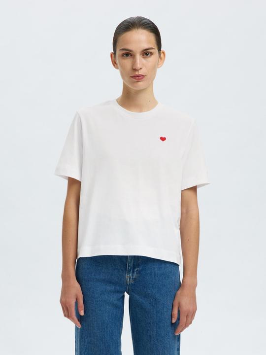 Produktbild Selected Femme Besticktes T-Shirt mit Rundhalsausschnitt (XXL)