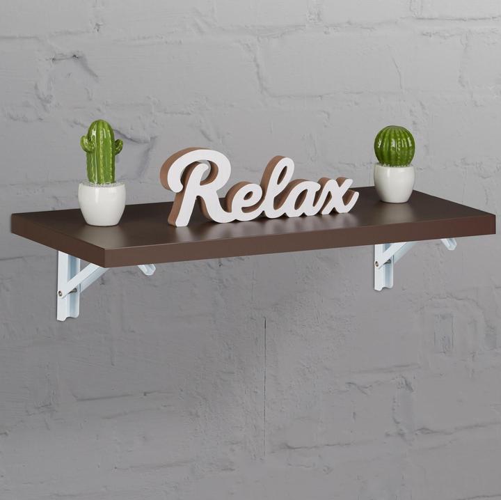 Actual product image Relaxdays 4x Shelf brackets