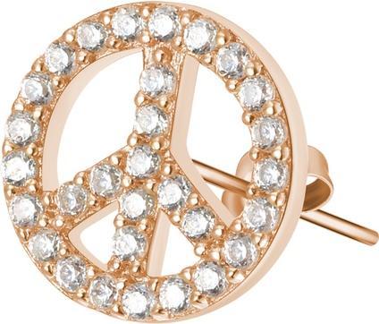 Immagine prodotto Rosato Orecchini singoli in bronzo con zirconi Peace Storie RZO024 (L)