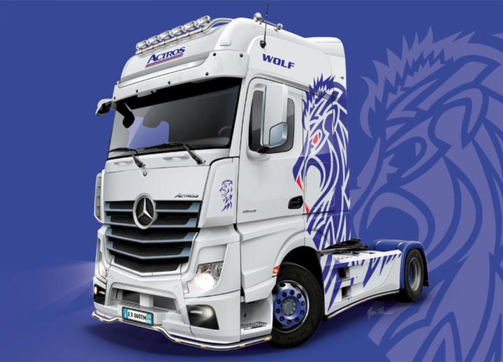 Image du produit Italeri Modèle de camion 1:24 M B Actros MP4 Show GigaSpace
