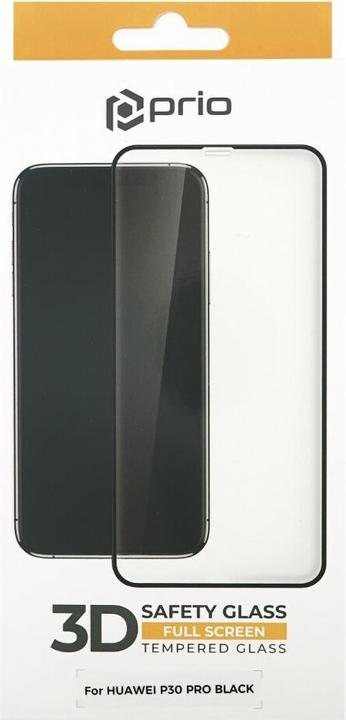 Image du produit prio Verre blindé 3D pour Huawei P30 Pro/P30 Pro New Edition noir (1 pièce(s), Huawei P30 Pro, Huawei P30 Pro New Edition)
