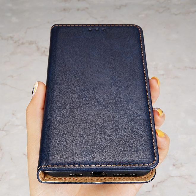 Produktbild MU Classic Crazy Horse V Leder Bookcover Series (Samsung Galaxy S22+)
