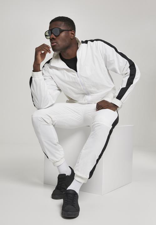 Produktbild Urban Classics Striped Sleeve Crinkle Track Jacket (XXL)