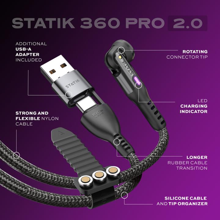 Produktbild Statik 5in1 Ladekabel (2 m, USB 3.0)