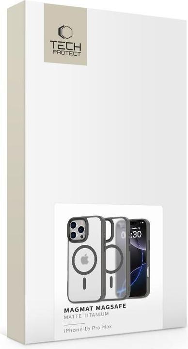 Produktbild Tech-Protect MagMat MagSafe case for iPhone 16 Pro Max - titanium (Apple iPhone 16 Pro Max)