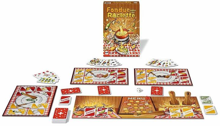 Produktbild Ravensburger Familienspiel Fondue oder Raclette (Französisch, Deutsch, Italienisch)