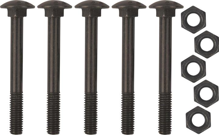 Actual product image Sonneck Screw set for long hinge, one-sided 900mm, dovetail, black galvanised