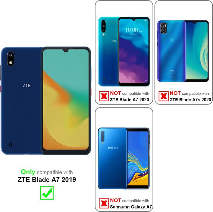 Productafbeelding Cadorabo Boek Onzichtbare Magneethoes (ZTE Blade A7)