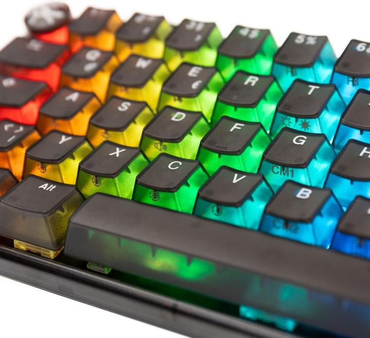 Actual product image Ducky One 3 Aura Black SF Gaming Keyboard, RGB LED - MX-Brown (DE, Cable)