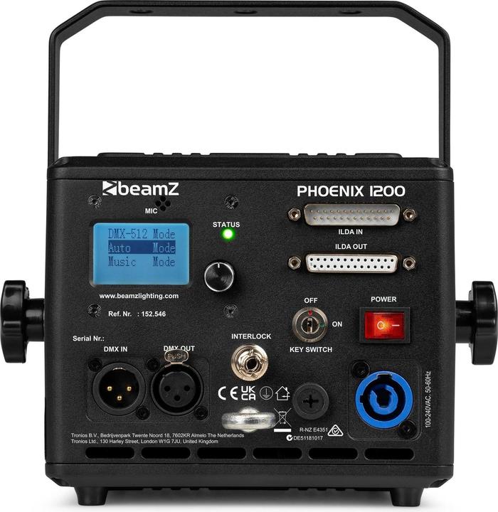 Produktbild BeamZ Phoenix 1200, Typ: Laser, Ausstattung: Farbwechsler