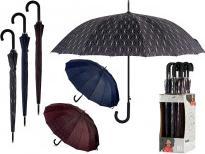 Arte Regal Schirm 16 Rippen 3 Farben mit Druck